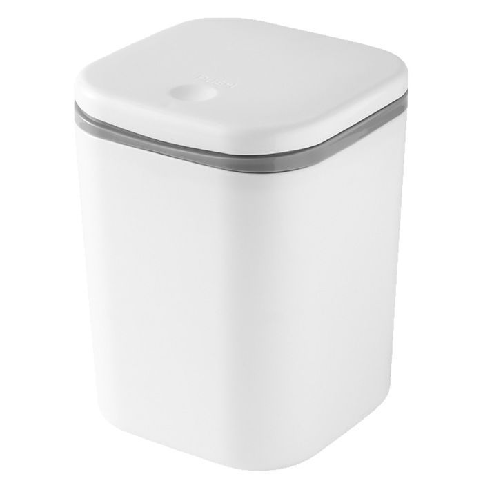 Poubelle meuble-lavabo - 1 pièce, Mini décheterie coton/éponge/ mouchoir bureau/table/table basse - Type poubelle Étiquette