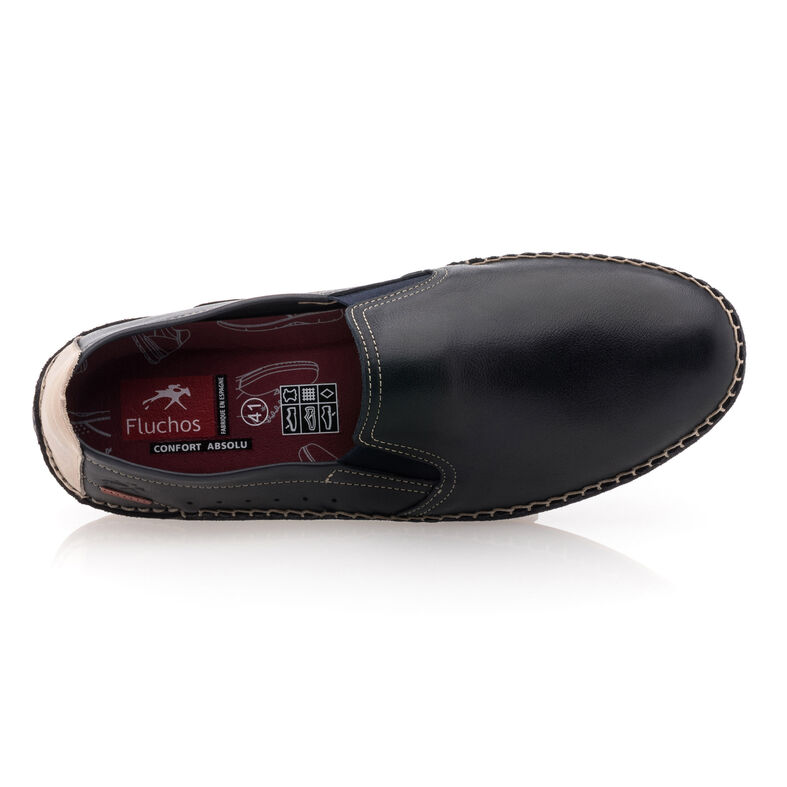 Mocasines/zapatos náuticos azules para hombre