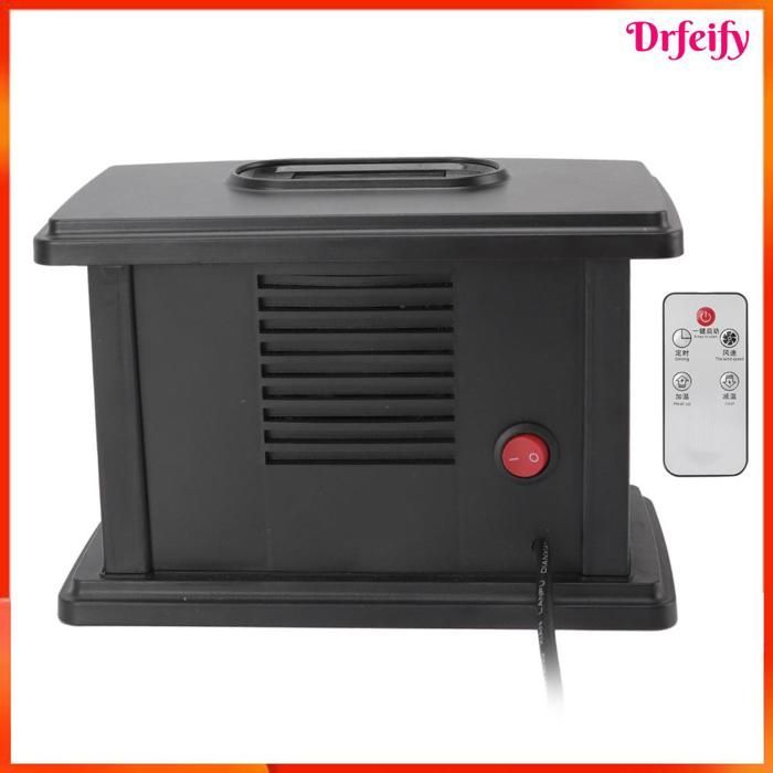 Chauffage de cheminée électrique - AKOZON - 1000W - Portable - Télécommande - Protection anti-basculement