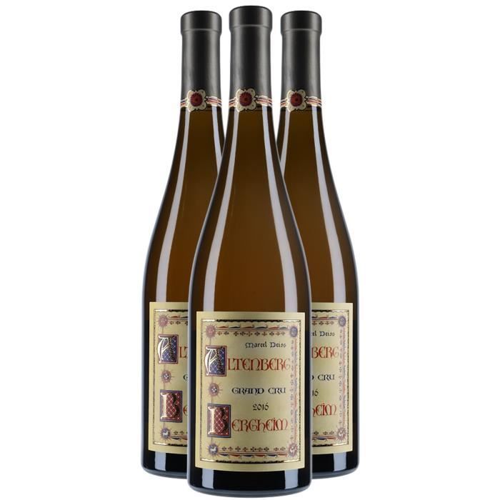 Alsacia grand cru Altenberg de Bergheim Moelleux Blanc 2010 - Orgánico - Lote de 3x75cl - Marcel Deiss - Vin Doux AOC Blanc d'Alsace