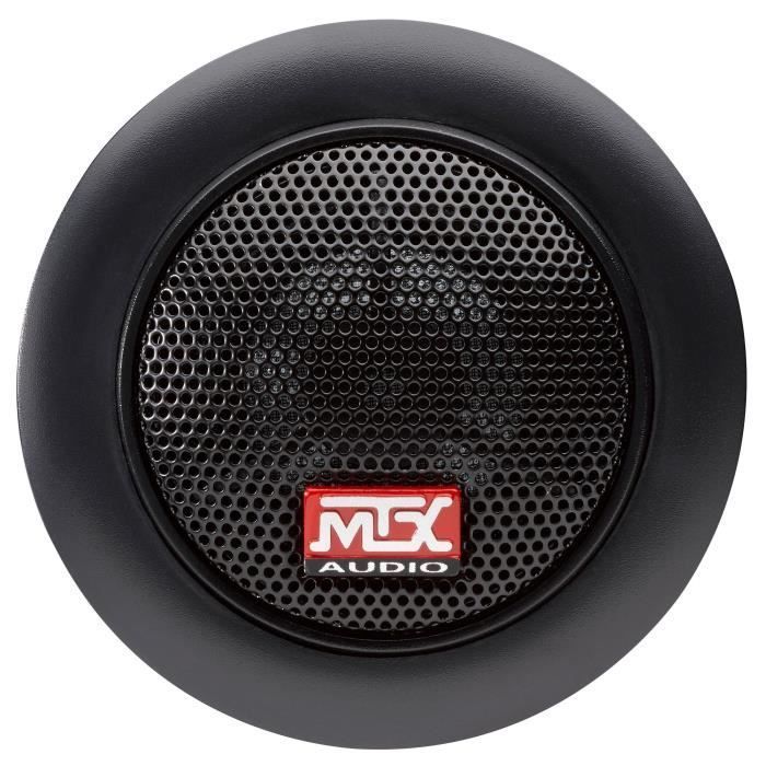 Kit 2 voies - MTX AUDIO - 13cm - 4Ω - 80Wrms - Châssis aluminium - Bobine Ø30mm TIL - Tweeter néodyme Ø28 mm