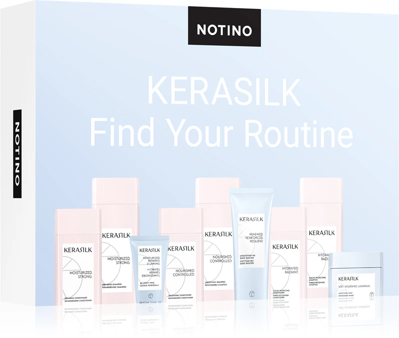 Beauty Discovery Box Notino KERASILK Find Your Routine Set für Frauen