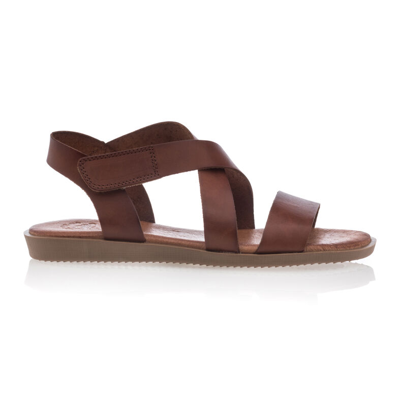 Brune sandaler / sko med åpen tå til dame