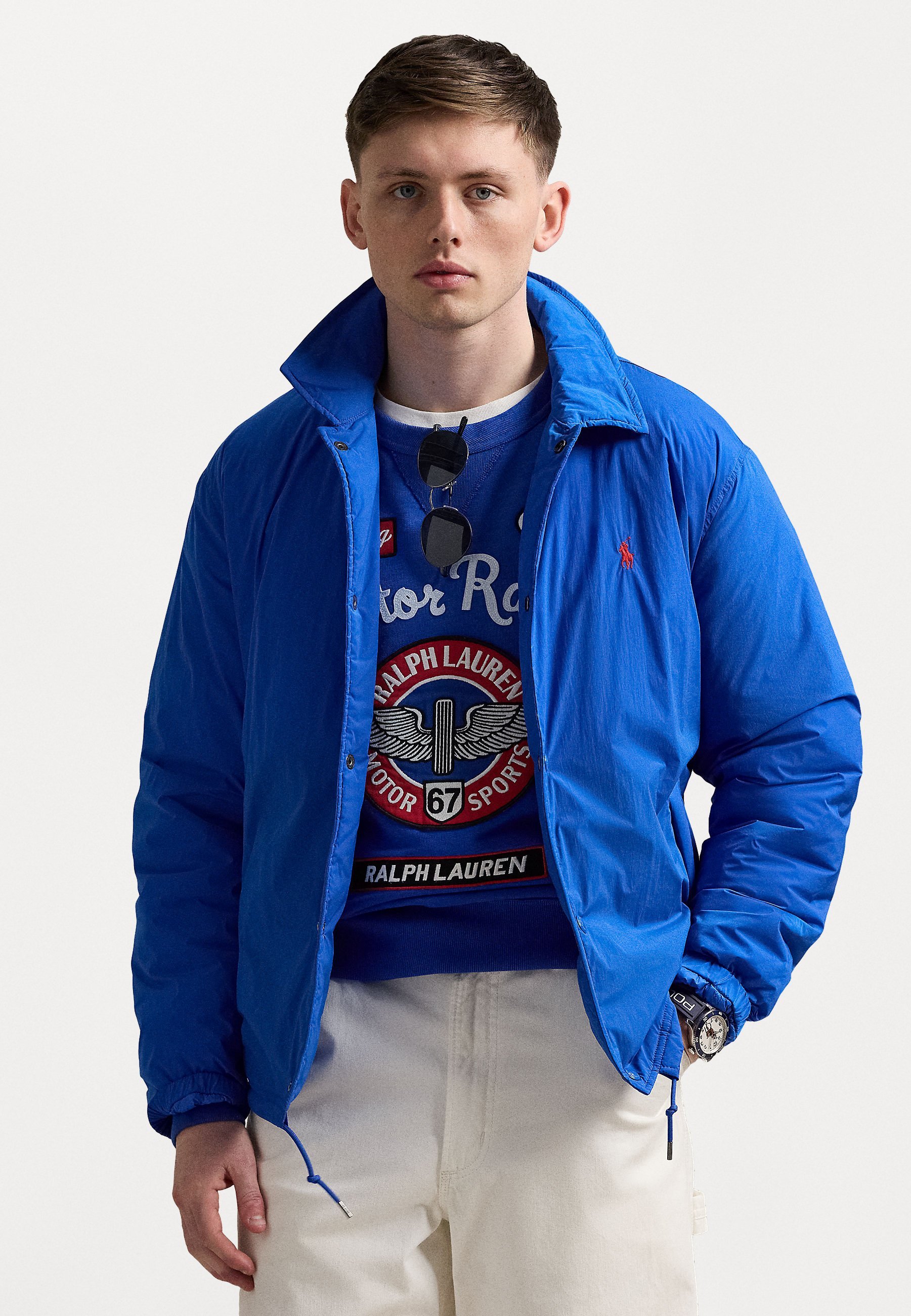 Jaqueta Polo Ralph Lauren THE TEAK INSULATED COACH'S - Jaqueta leve - azul clássico