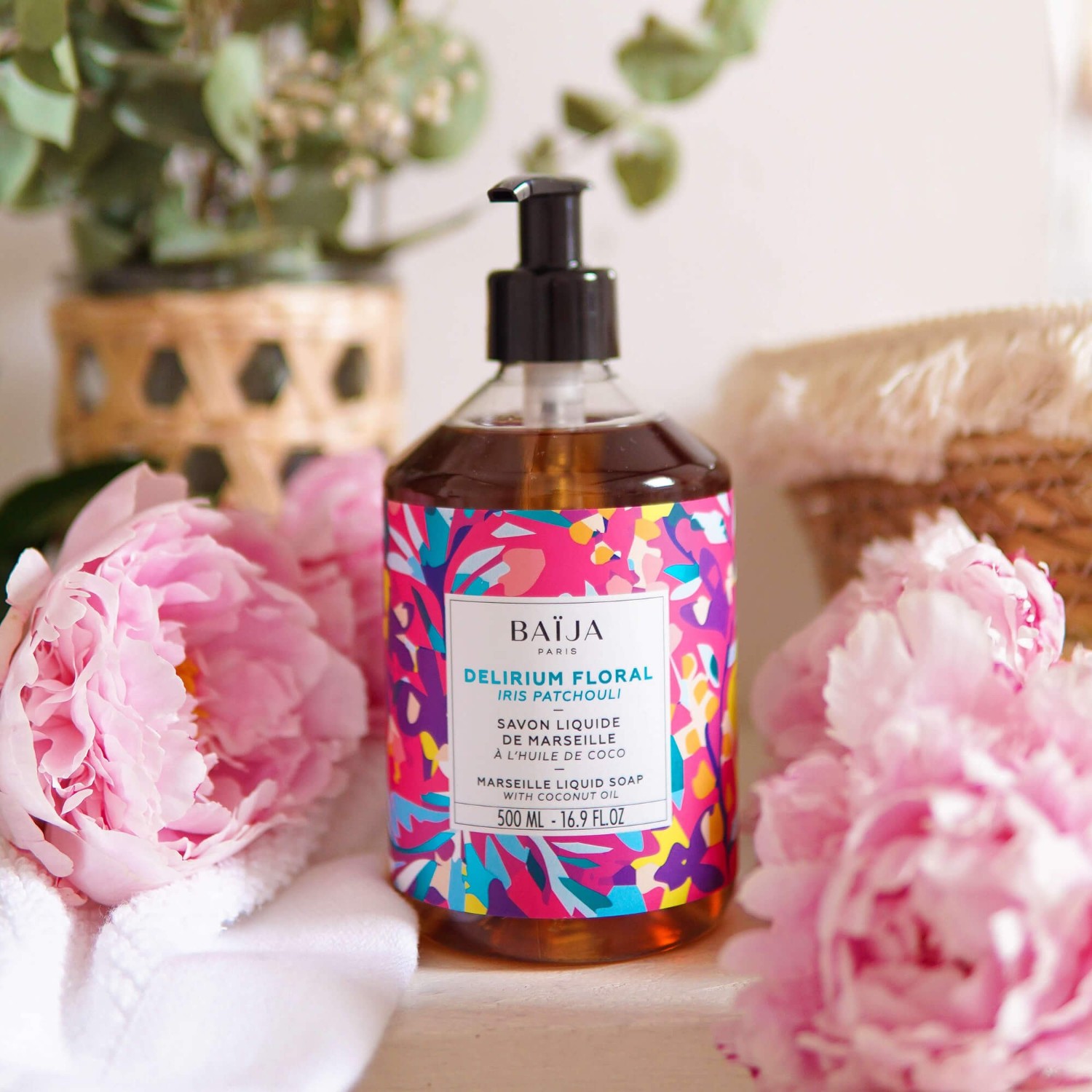 Baija Paris Savon Liquide Marseille corps et mains Delirium Floral