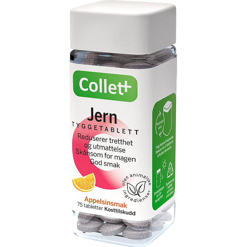 Collett Collett järn 75 tuggtabletter