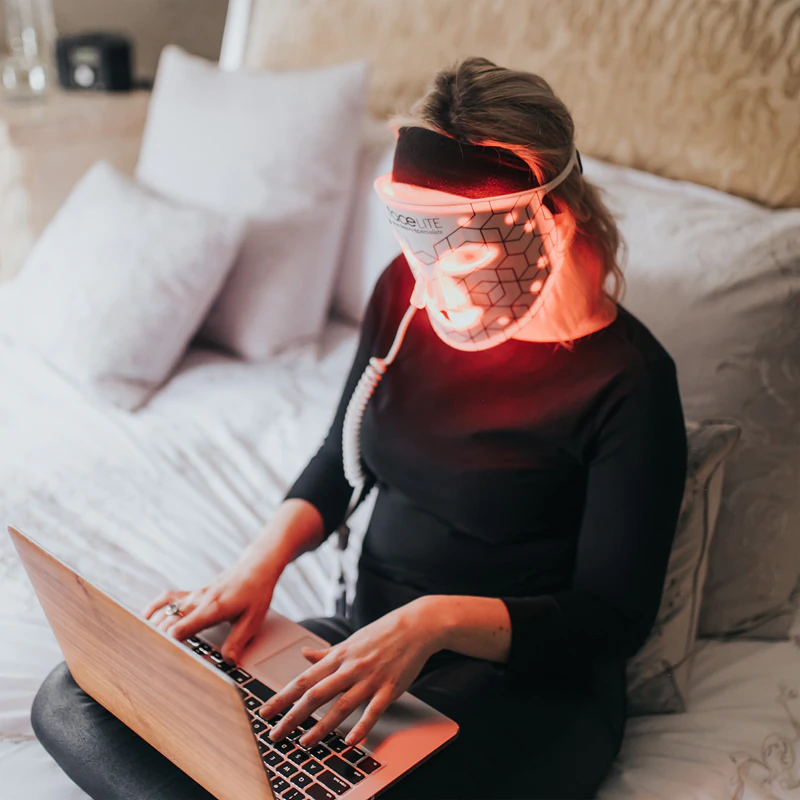 Máscara facial de beleza LED RIO Facelite Evolution