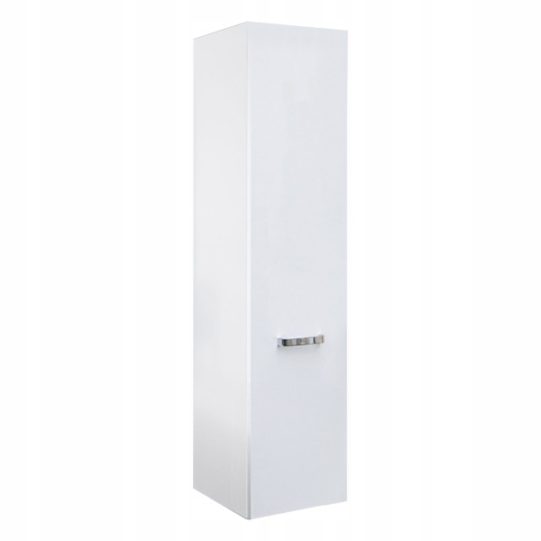 Słupek Łazienkowy Szafla Biała Wisząca 130x30 Front Lakier