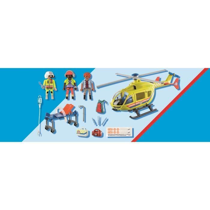 PLAYMOBIL 71203 Reddingshelikopter, Figuur, Stadsactie Reddingsteam