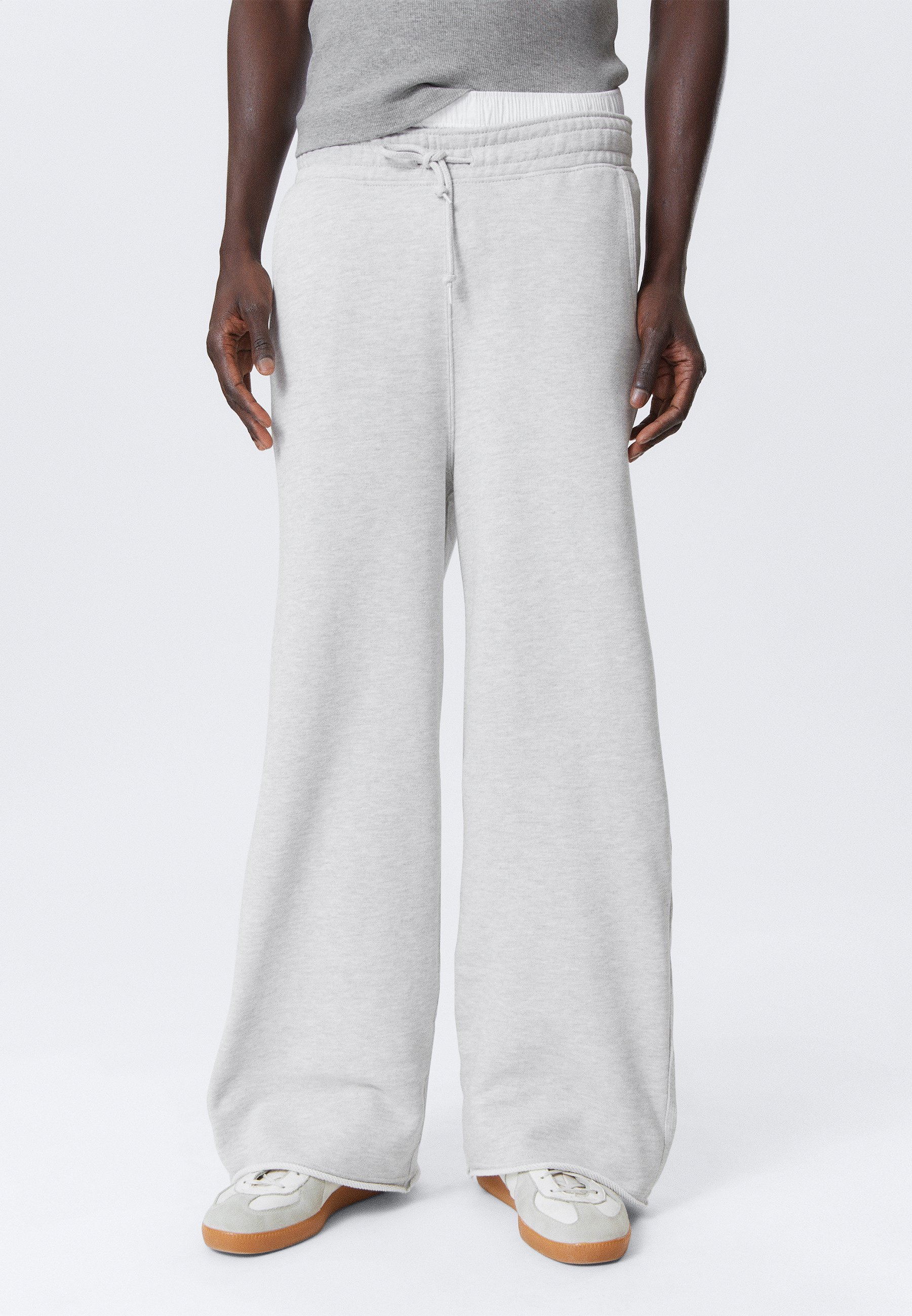 Weekday ASTRO TERRY - Donji dio trenirke - siva melange