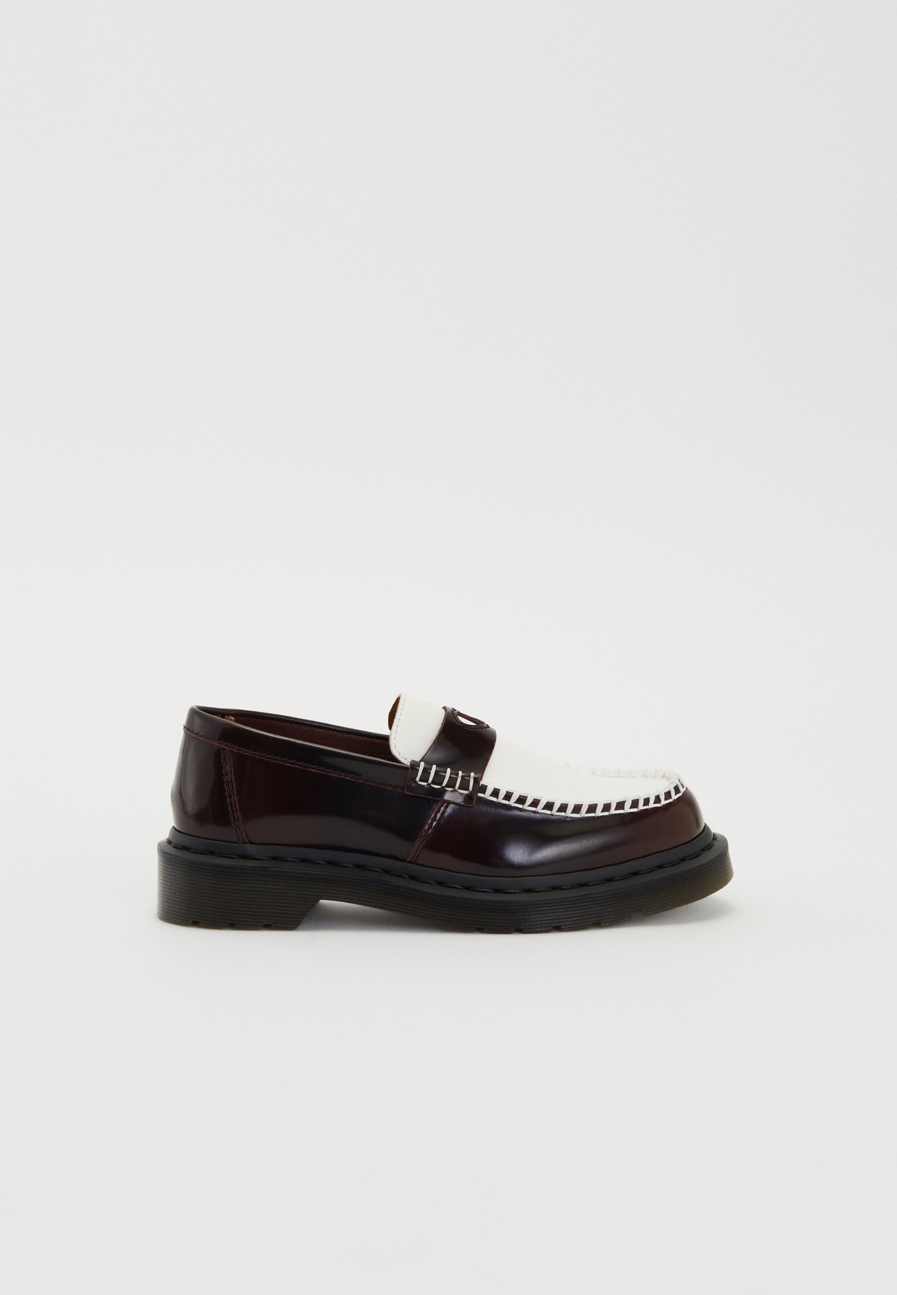 Mocassini Dr. Martens PENTON HEART - Slip-on - rosso ciliegia/bianco arcadia