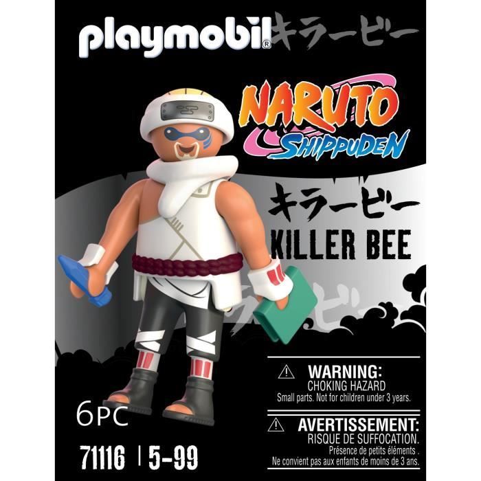 PLAYMOBIL 71116 Figura de Killer B, Naruto Shippuden, Para mayores de 5 años