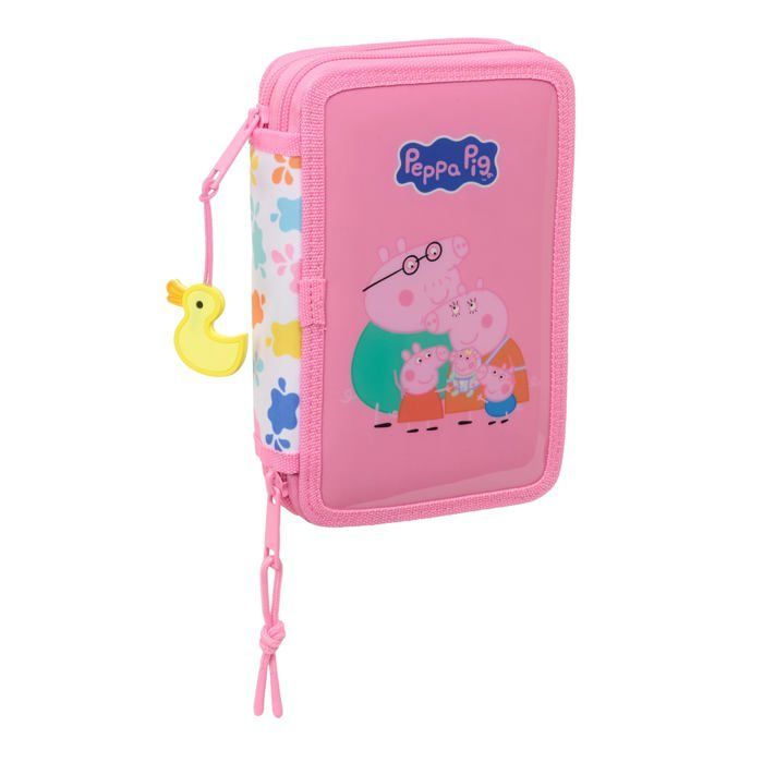 Children's school pencil case - Safta - 29 tools included - 12.5x4x19.5 cm - Multicoloured - Polyester - Zipper closure