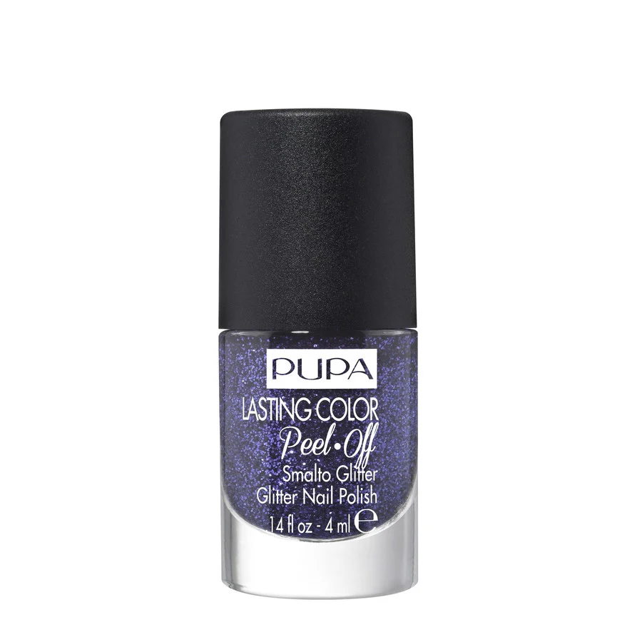 Unghie Lasting Color Peel-Off Smalto Glitter - Smalto