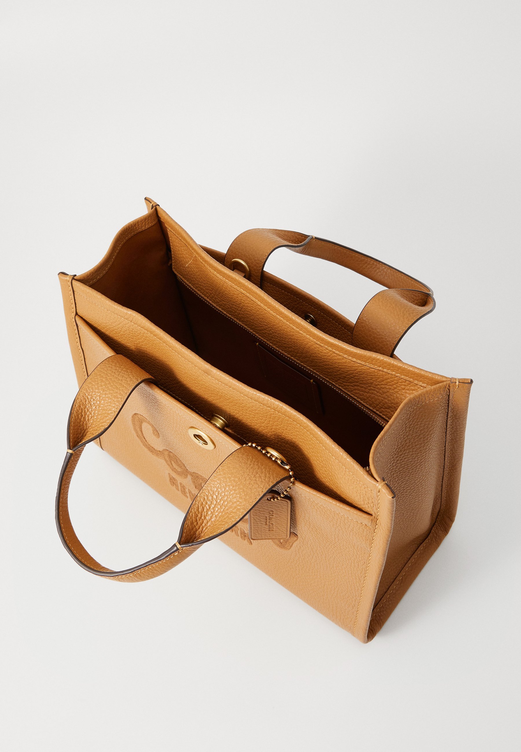COACH BUBBLE CARGO TOTE - Kabelka - medovo hnedá