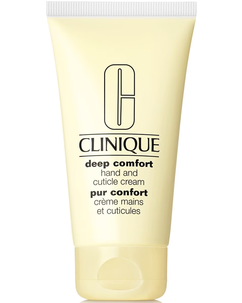 CLINIQUE Deep Comfort™ rankų ir odelių kremas KREMAS RANKOMS IR ODELĖMS – 12 VALANDŲ DRĖKINIMAS