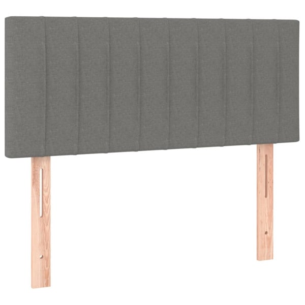 Wezgłowie Szary 100 cm Tkanina Low vidaXL