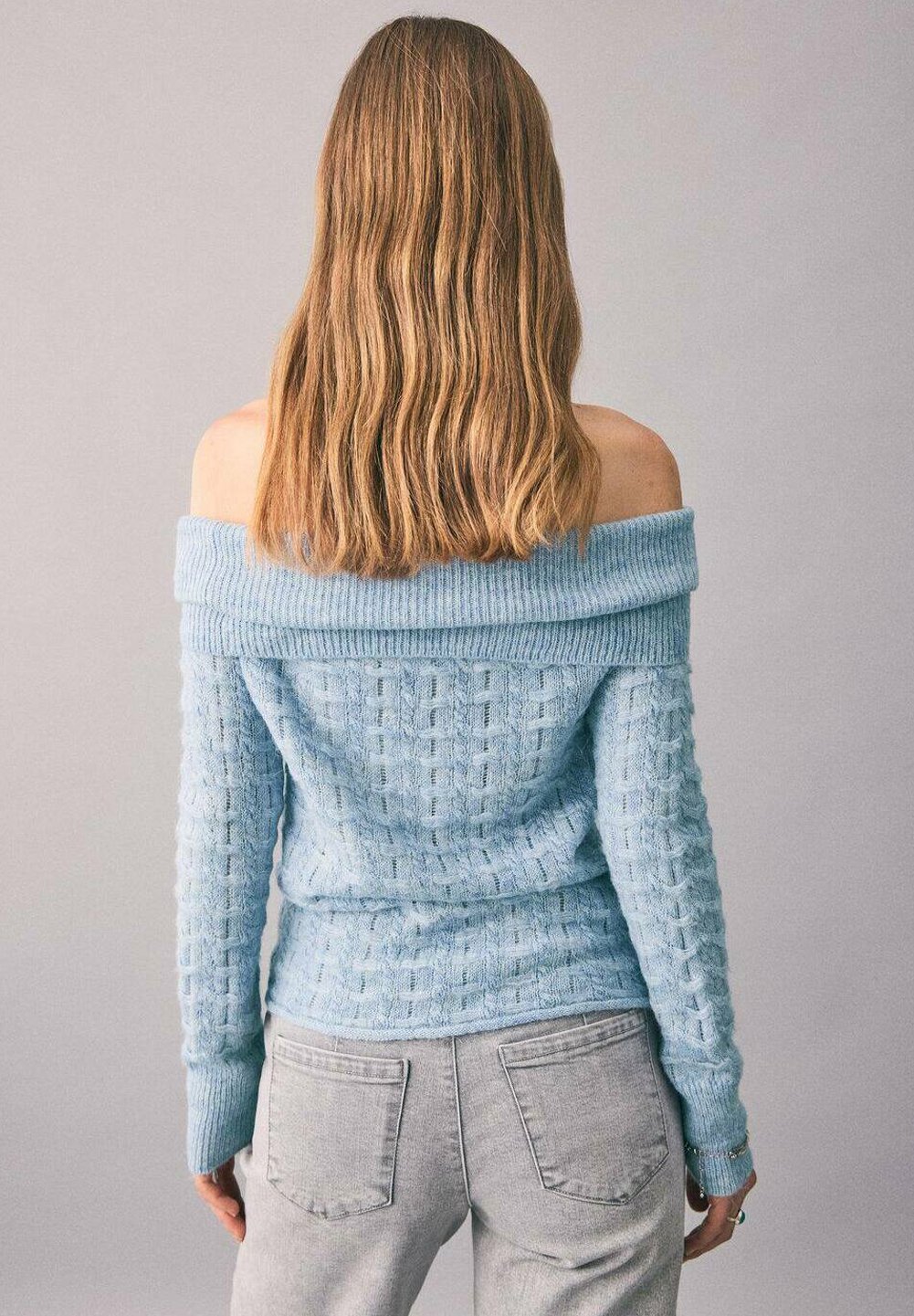 Mango Kids TEEN - Pull - bleu clair