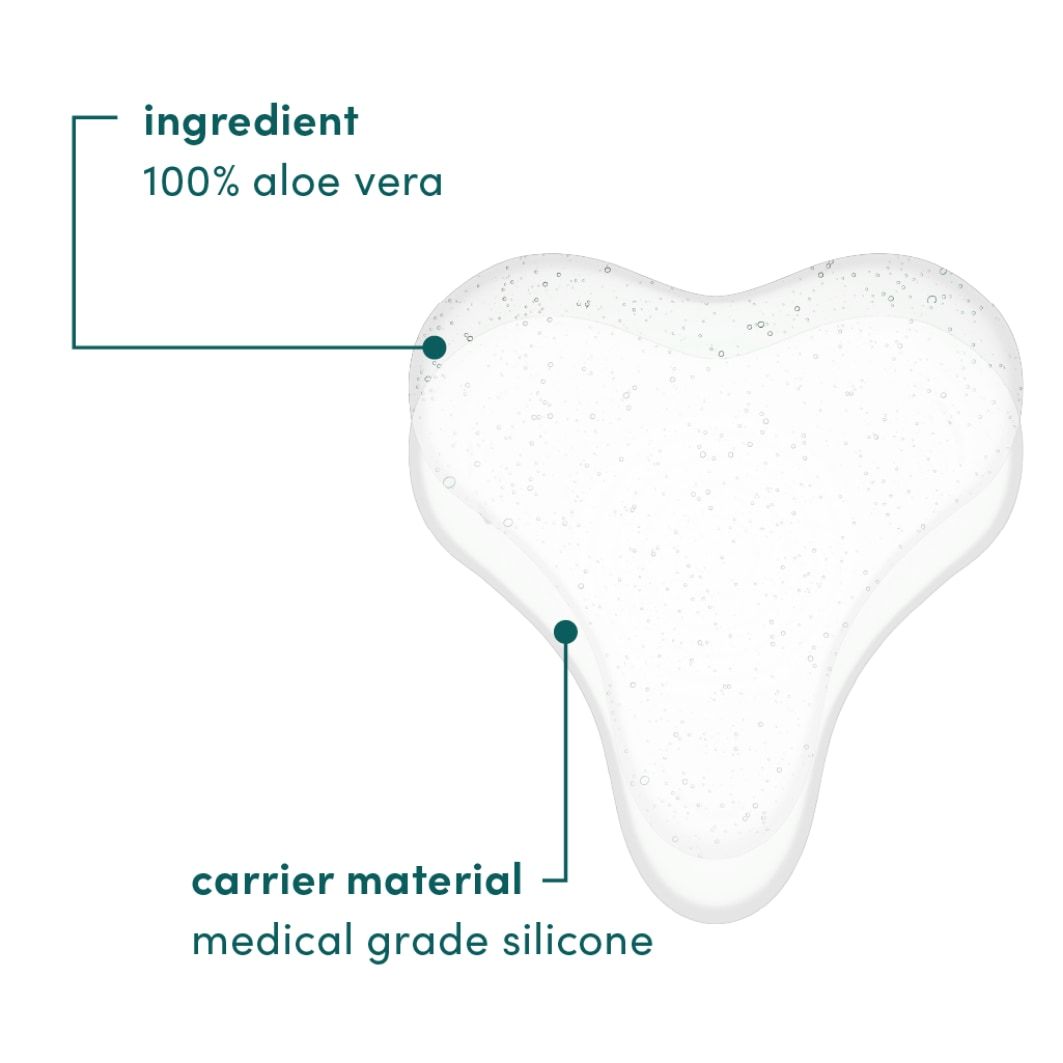 Višekratni jastučić za dekolte Apricot Décolleté Care s aloe verom – 1 g