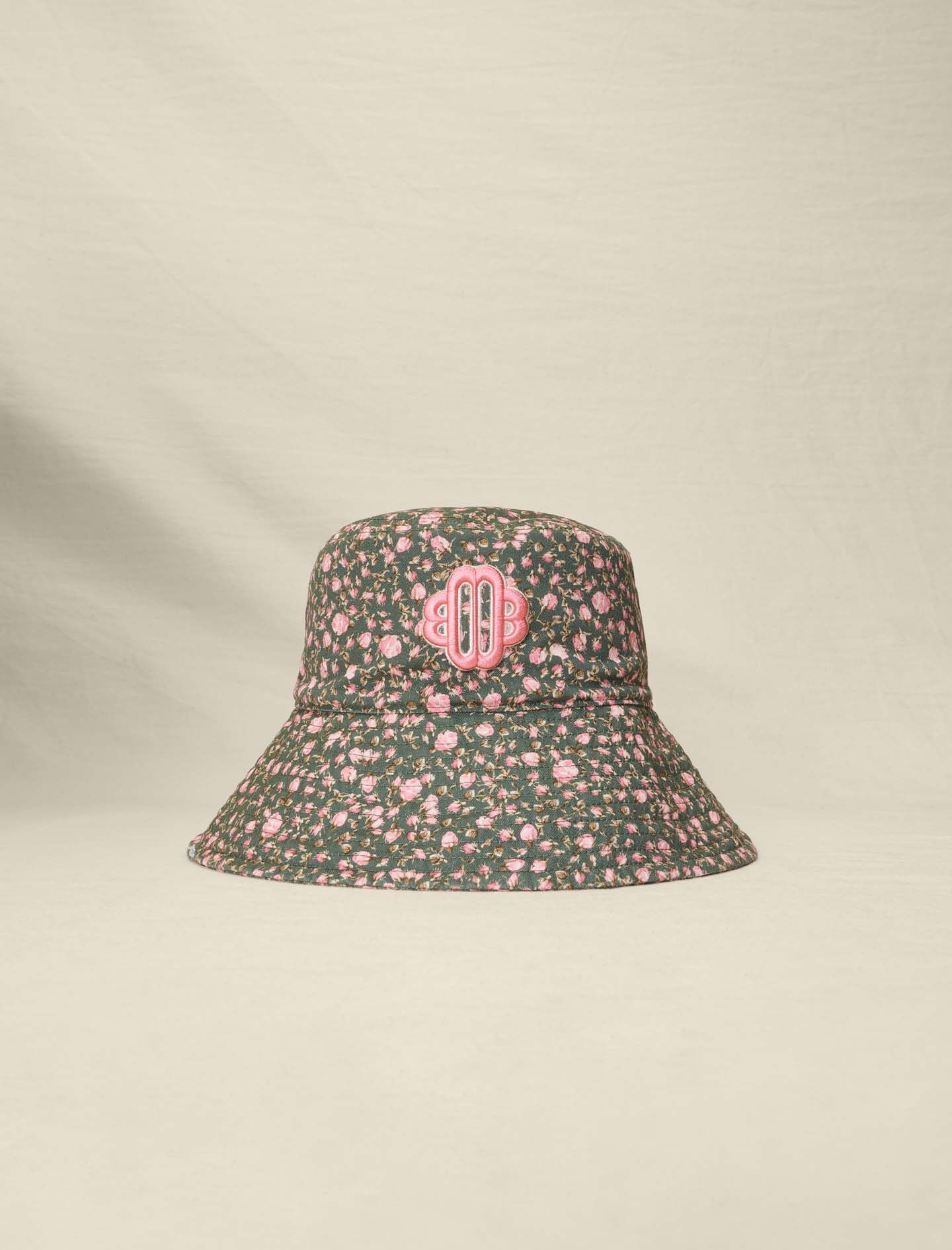 Bob wide printed-Bouton de roses