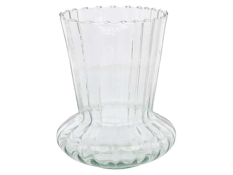 Wazon szklany 20 cm transparentny