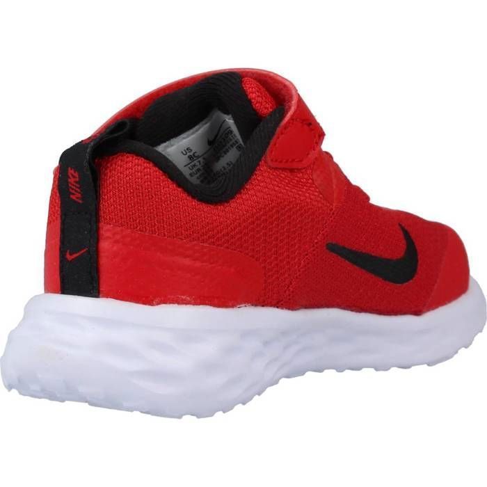 Zapatillas - NIKE - Revolution 6 - Rojas - Parte superior sintética - Unisex
