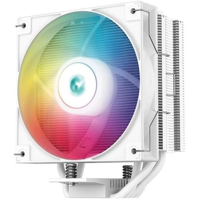 CPU Cooler - DEEPCOOL - Gammaxx AG400 ARGB - 1x120mm - Compatible with Intel and AMD - White