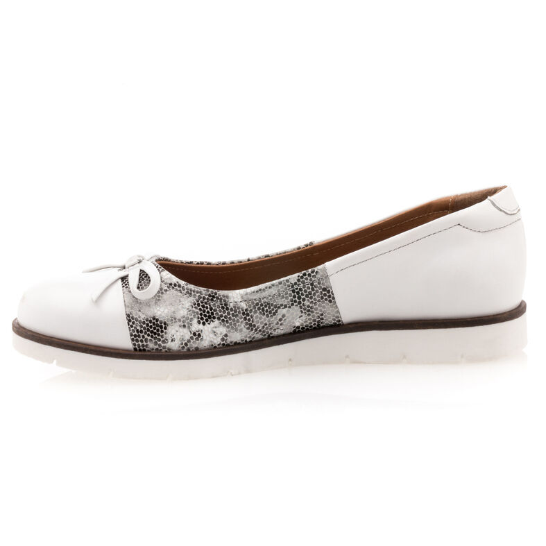 Naisten valkoiset ballerinat / Mary Janes -kengät
