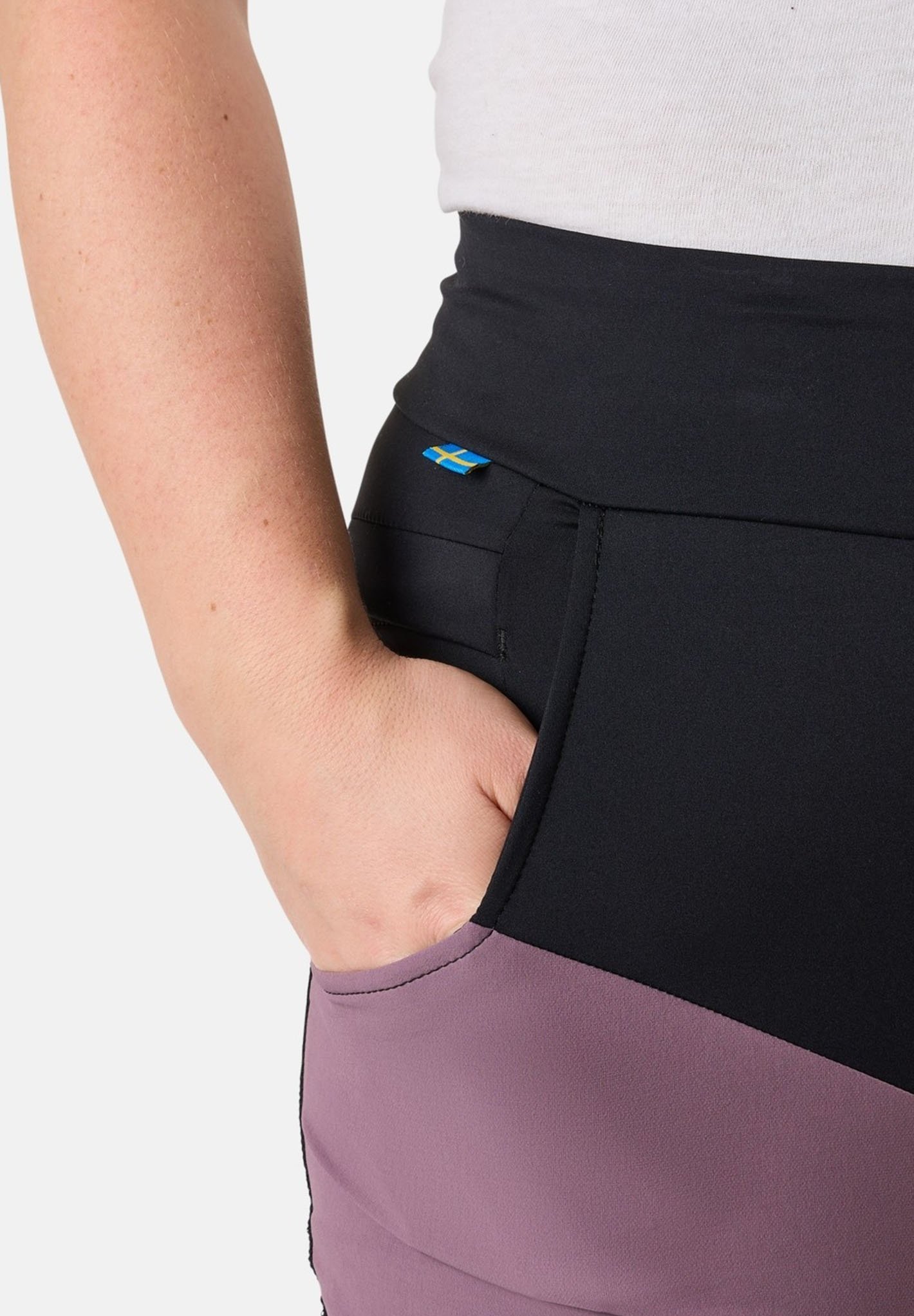 Swedemount TRONDHEIM TREKKING - Leggings - donkerpaars zwart