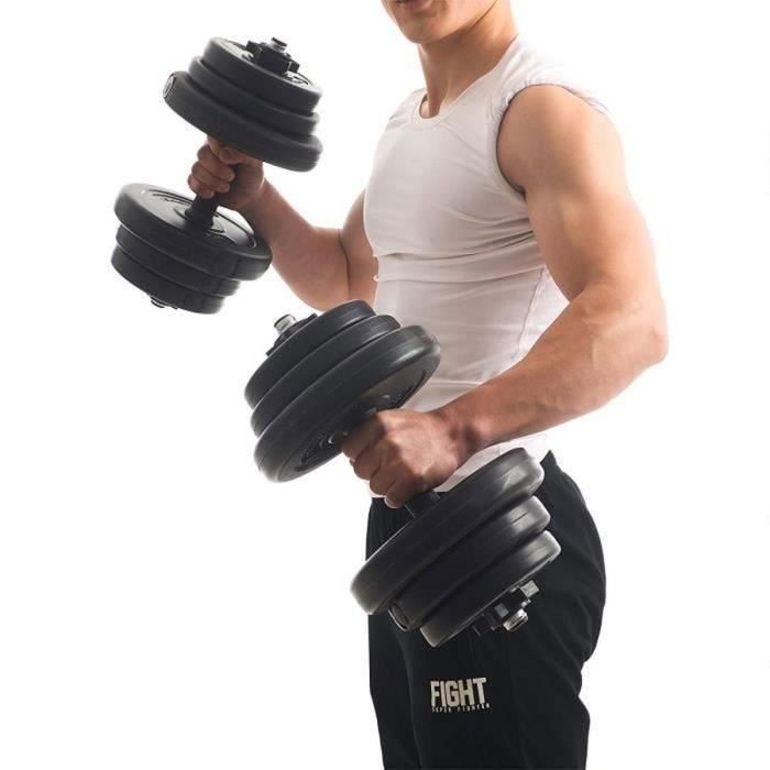 Mancuernas ajustables de hasta 20 kg - SONGMICS
