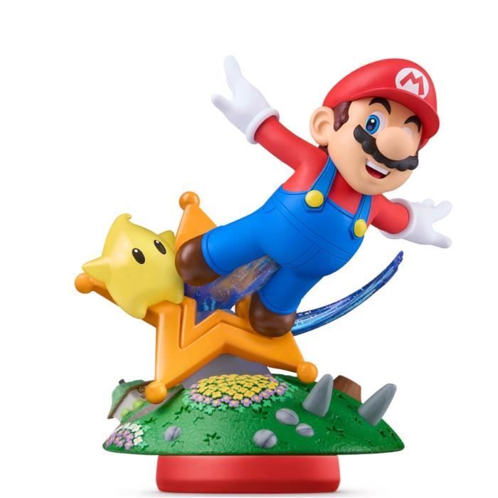 Statuetta Amiibo - Mario e Luma • Collezione Super Mario