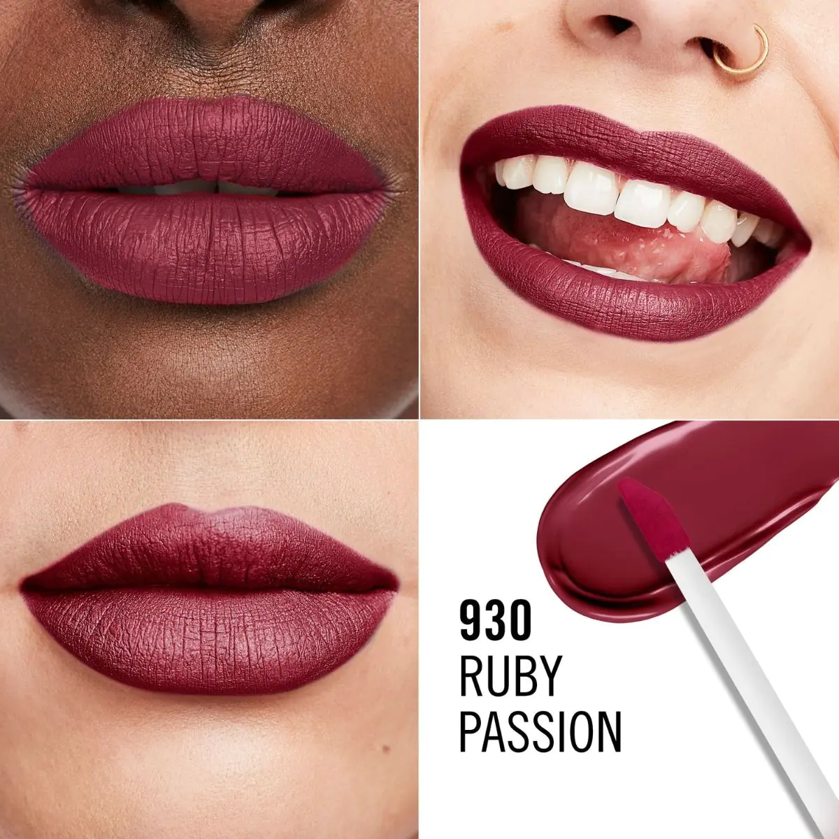 Rimmel Lasting Mega Matte Pomadka do ust 930 Ruby Passion