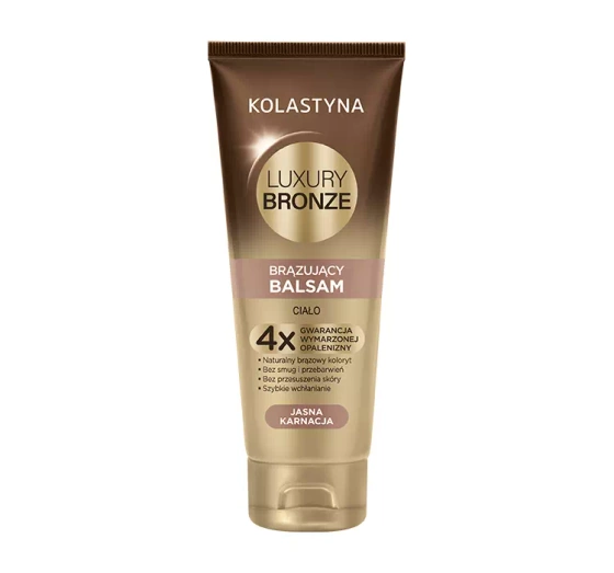 Kolastyna Luxury Bronze brązujący balsam do ciała Jasna Karnacja 200ml