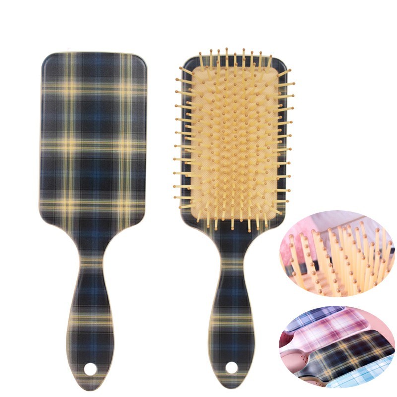 JK Hair Brush Air Cushion Straightener Combs Scalp Massage Anti static No Hair Comb Salon Styling Hairdressing