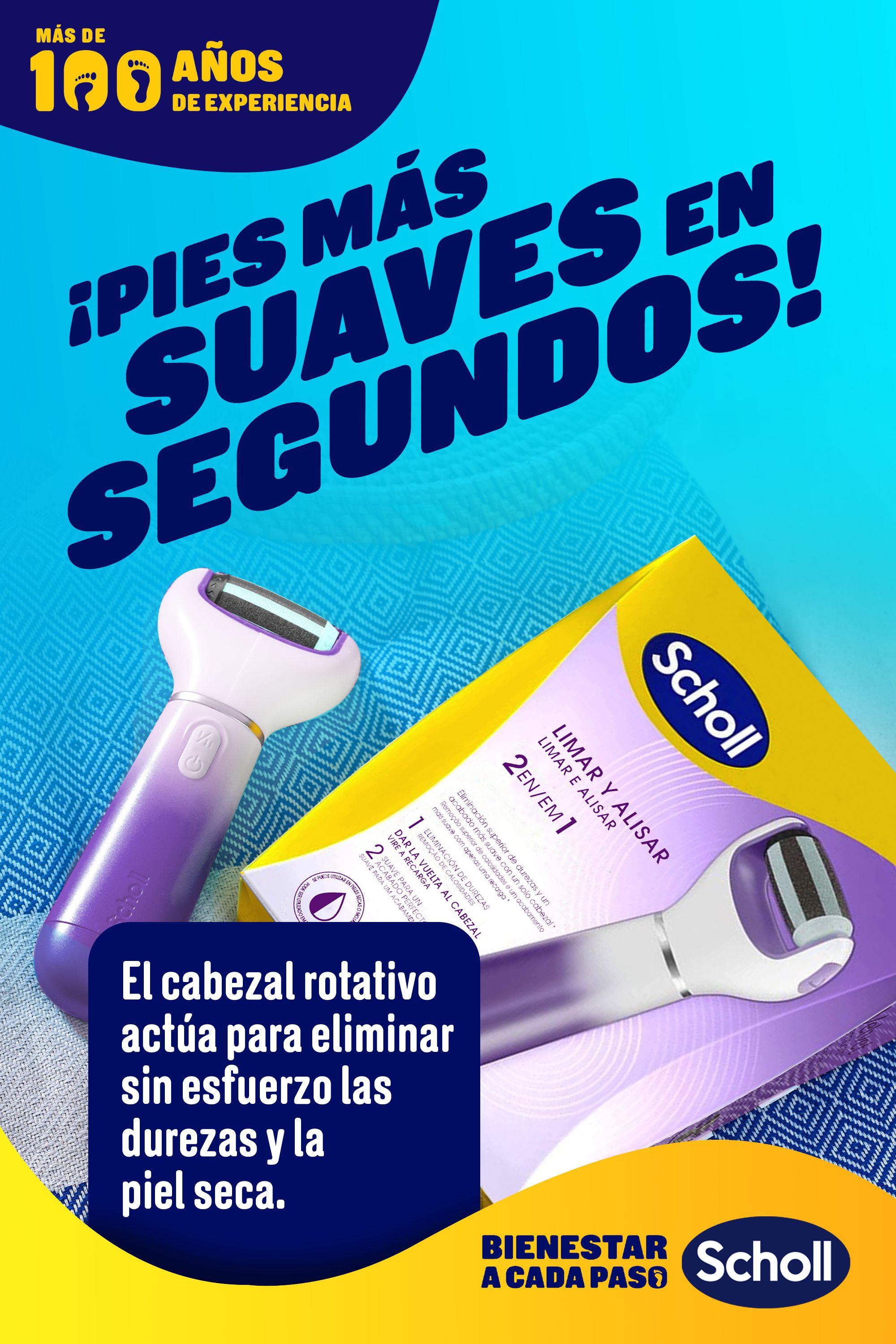 Elektronický pilník na nohy Velvet Smooth Lekárenské produkty na starostlivosť o nohy