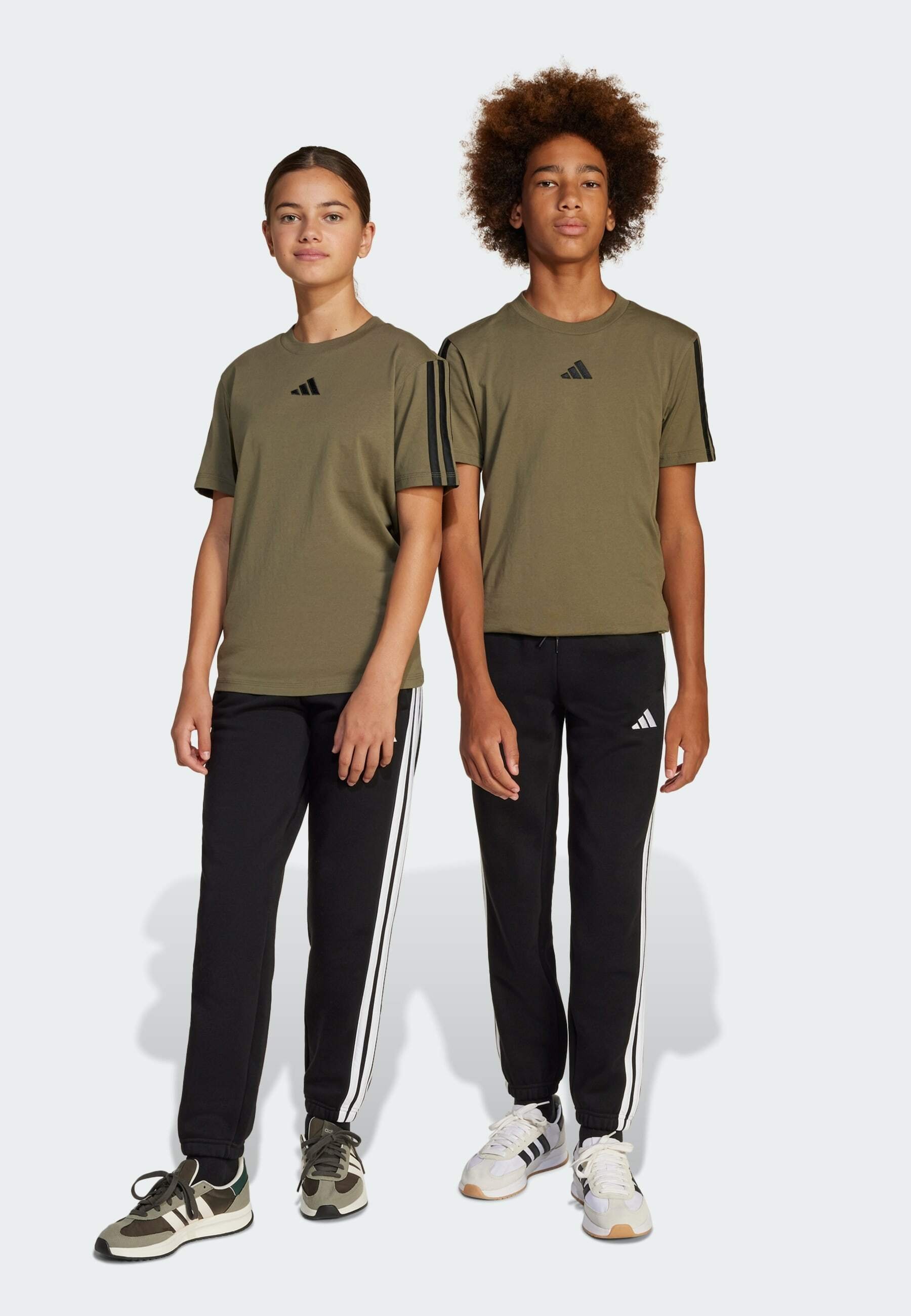 adidas Performance ESSENTIALS UNISEX - Trainingsbroek - zwart wit