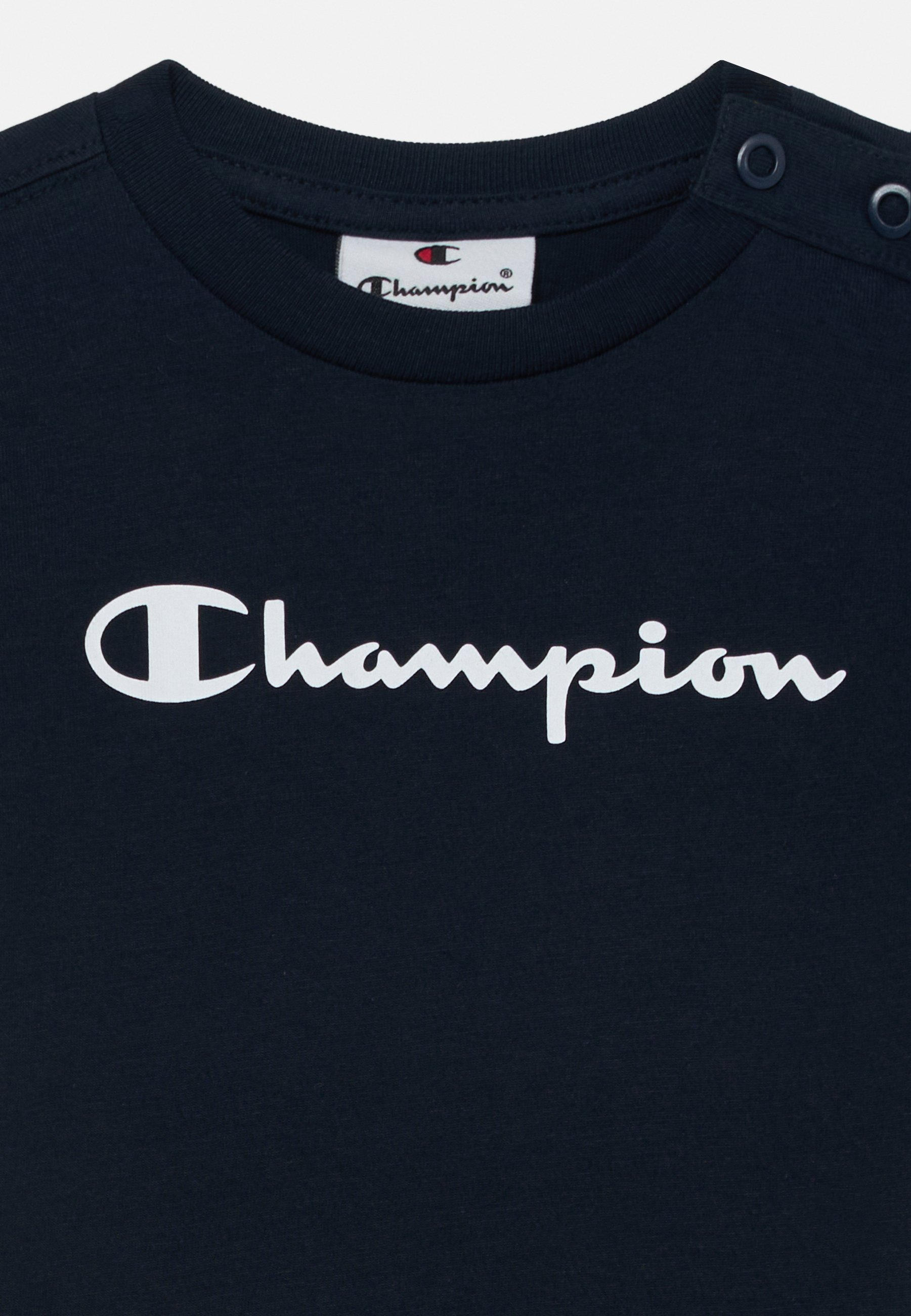 Champion ICONS CONTRAST CREW NECK UNISEX 3-PACK - T-shirt met print - donkerblauw/wit