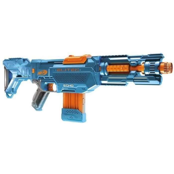 Nerf Elite 2.0 Echo CS 10 Blaster – NERF – Blau – Clip-on-Magazin – 24 Darts enthalten
