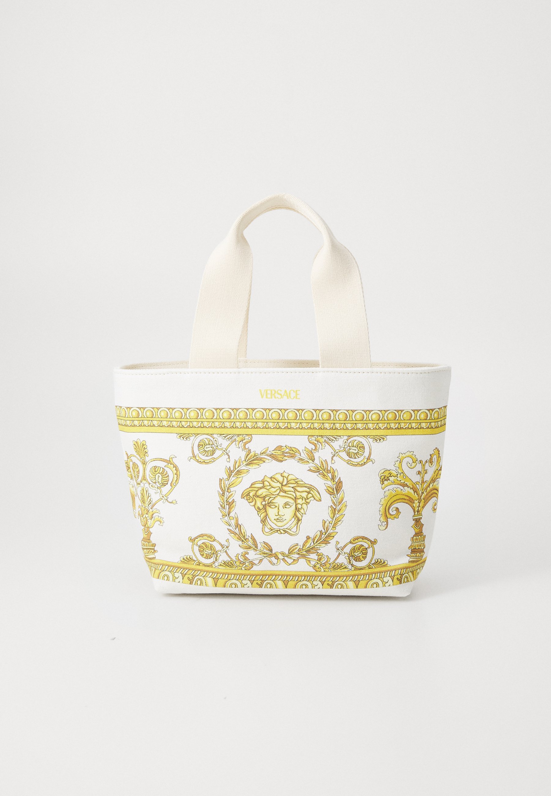 Versace Tote Bag mit Medusa-Print, Unisex - Handtasche - Natur/Gold