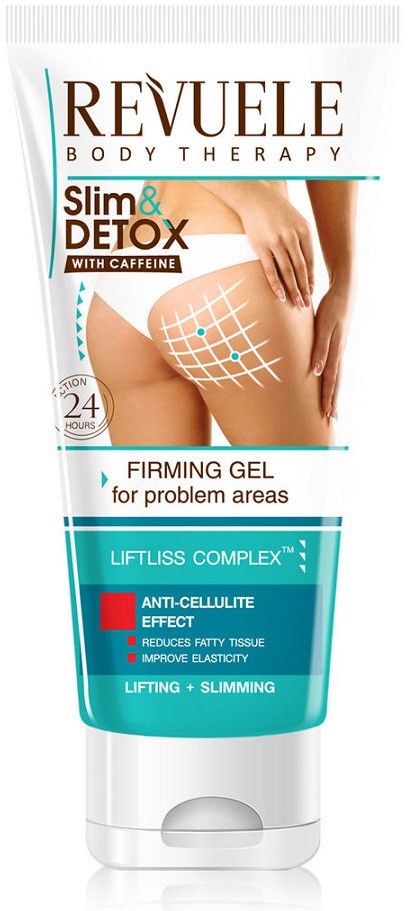 Slim&Detox nostiprinošs ķermeņa gels ar kofeīnu Ķermeņa kopšana