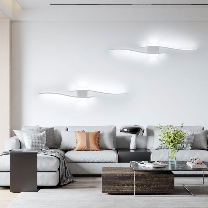 DELIPOP Applique Murale LED 27W - 6500K Blanc Froid - Éclairage Intérieur Moderne - Écoénergétique pour Escaliers, Couloir, Salon