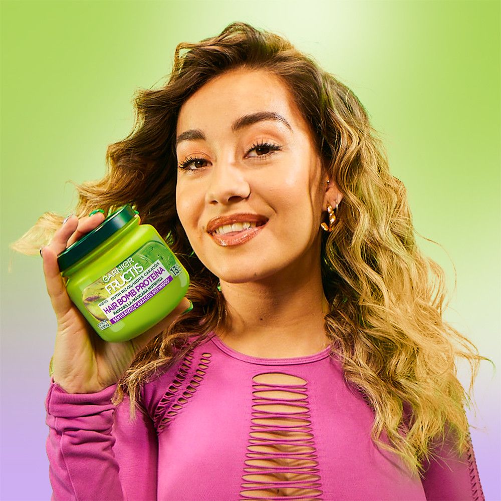 Fructis Nutri Curls Hair Bomb proteinska maska za kosu Proizvodi za kovrčavu kosu