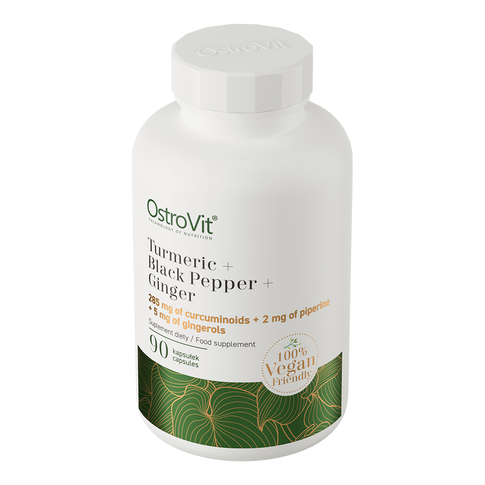 OstroVit Curcumin + Svartpeppar + Ingefära