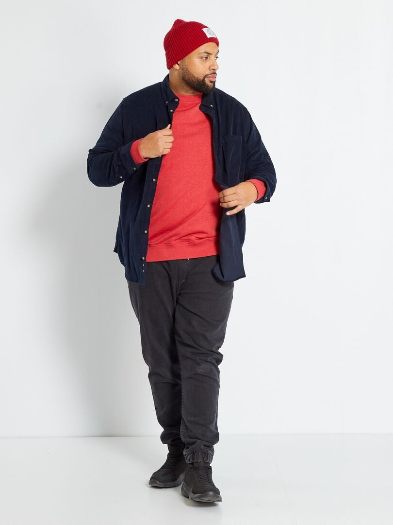 Fleece sweatshirt - ROOD