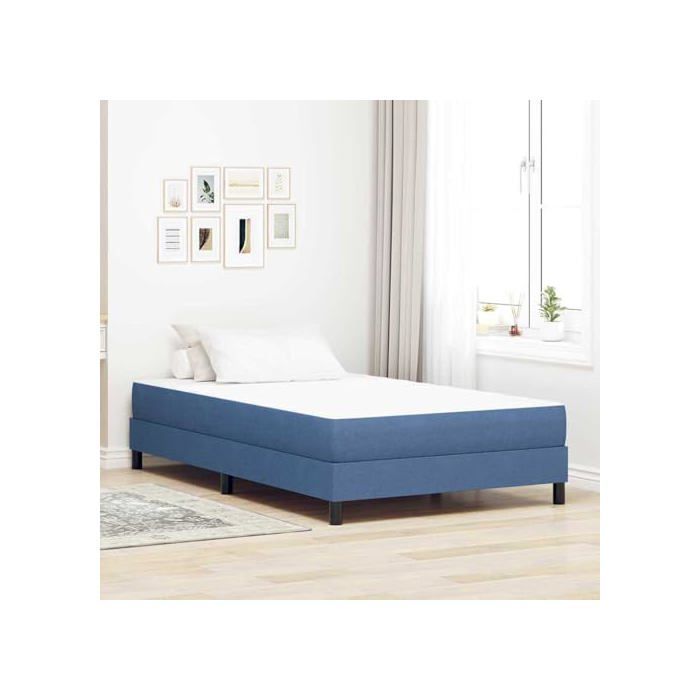 Colchón de muelles ensacados - vidaXL - 120x190 cm - Azul - Muelles individuales - Máximo confort - Diseño moderno