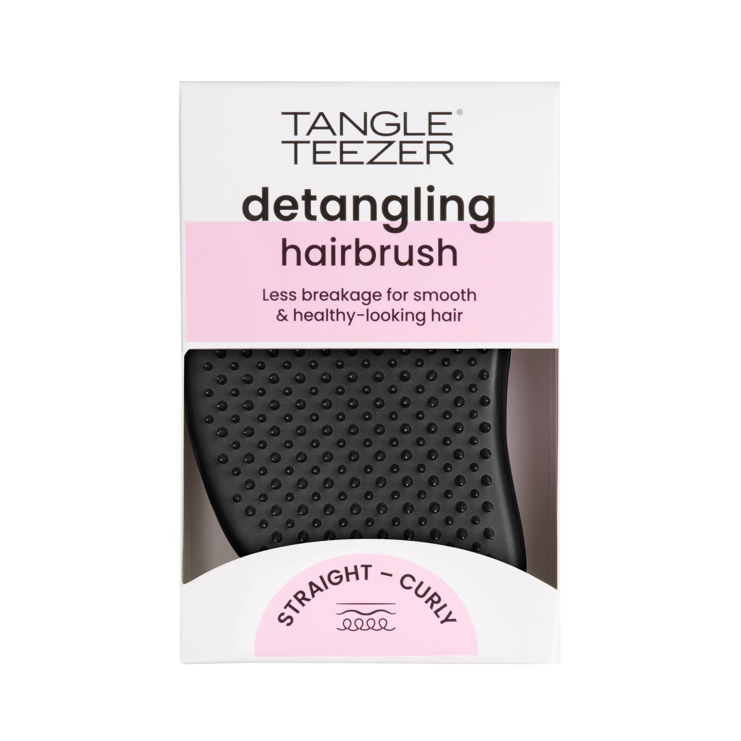 Tangle Teezer plakanās un lāpstiņas birstes The Original Tangle Teezer - Original Panther Black - 1 gab.