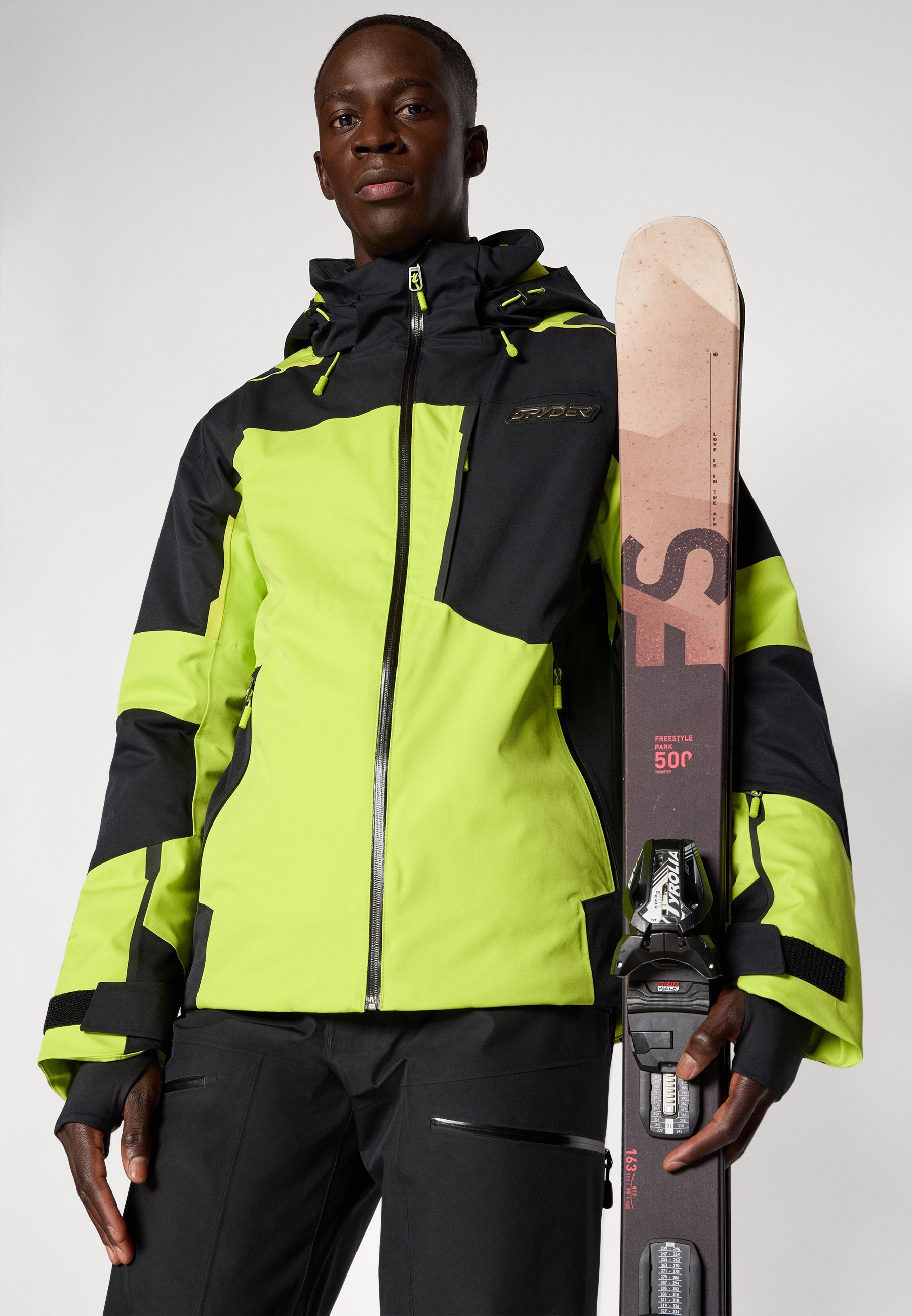 Spyder LEADER JACKET - Ski-jas - limoengroen