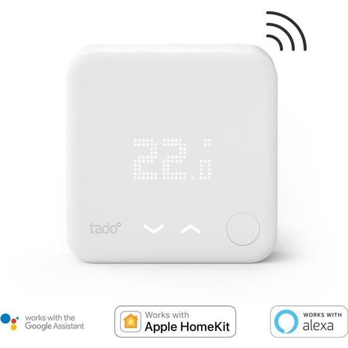 Termostato inteligente Tado com sonda de temperatura sem fio