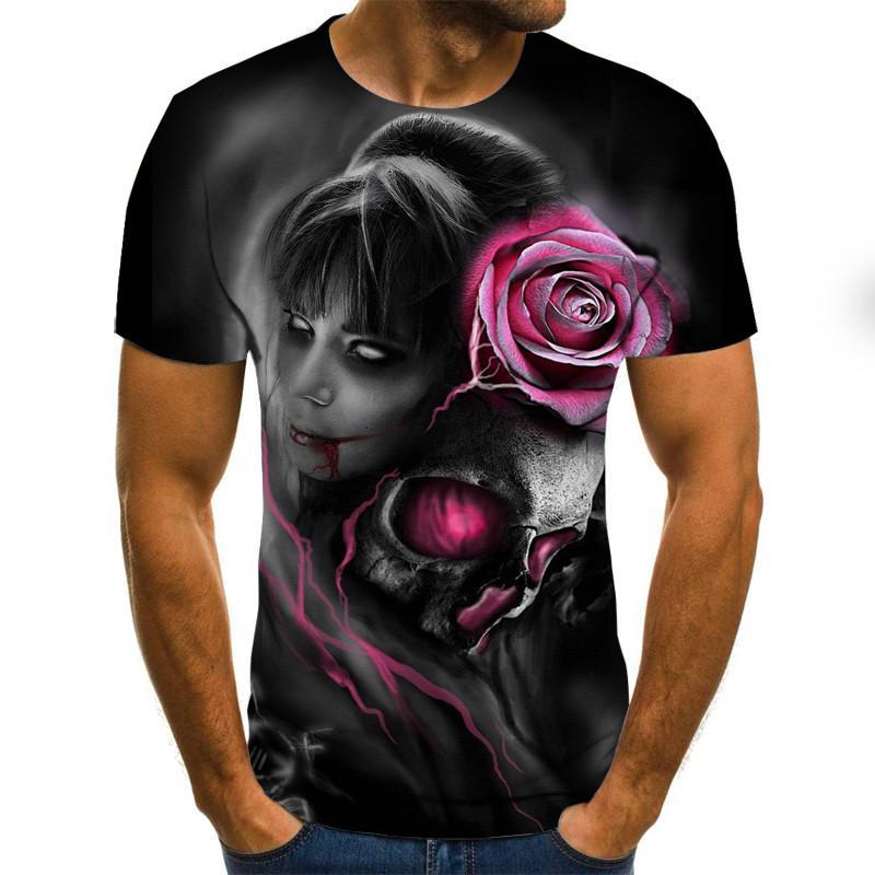 Fashion casual pouring milk T shirts 3d printing round neck tshirt gym t shirt oversized t shirt men harajuku shirt men