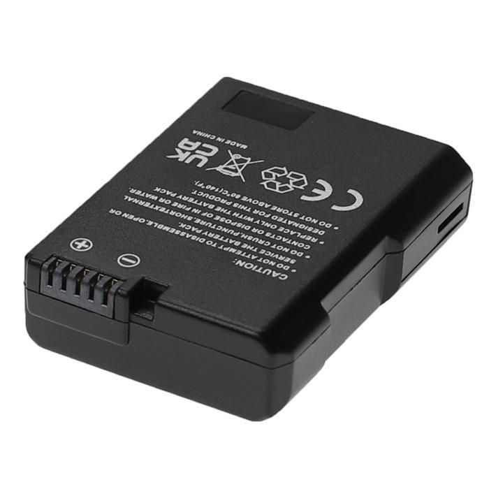 EXTENSILO 3x Batteries compatible avec Nikon DSLR D3100, D3200, D3300 appareil photo, reflex numérique (1100mAh, 7,4V, Li-ion) avec
